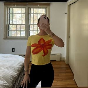 Princess Polly Summer Flower Lemonade Top